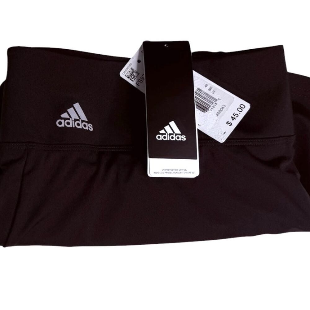 Adidas Aeroready Tennis Skirt Skort Advantage Black Women's XL Preppy New Tags - Picture 9 of 9